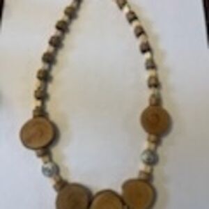Jelly's Jewelry and Boutique Handcrafted Statement Wooden Beaded Necklace